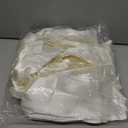 Ivory Bow Decor 2 Pack, Large & Small Coquette Room Backdrop Wall Decor for Bachelorette Baby Shower Bridal Shower Bow Birthday Decorations (Ivory 24 x 36 & 10 x 16 Inch)