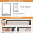 No Drill Cordless Roman Shades for Windows No Tools Roman Shades, Blinds for Indoor Windows, UV Protection (Linen, 29" W x 48" H)