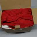 XIMISHOP 6pack Christmas Stockings, 18inch Large Personalized Cable Knitted Xmas Hanging Stocking Decorations with Name Tags for Holiday Christmas Party Family Decor (Red and White)