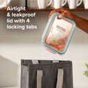 Snapware Glass Total Solutions (12-Pack) Food Storage Containers Set, (1, 2 & 4 Cup), Airtight & Leakproof Plastic Locking BPA-Free Lids, Freezer Dishwasher Microwave Safe