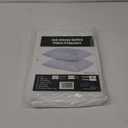 Quilted Pillow Protectors Queen Pair 20x30 Inches Extra Soft Thick Ultra Plush White Zippered Set of 2