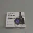 1080P Eye Contact Webcam Auto Focus with Suction Cup of Center Screen, Webcam with Noise-Cancelling Microphone for PC and Laptop, Plug & Play for Live Streaming Video Call Conference