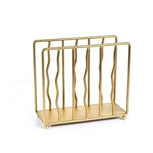 Modern Standing Napkin Holder for table, Black Metal, Tabletop Paper Napkin Dispenser for Coffee Filter Holder Kitchen, Dining Room, Outdoor.