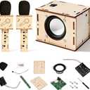 STEM Projects Karaoke Machine Toys Science Kits for Kids Age 8-12 Stem Building Kits Building Your Own DIY Electronics Kit with Bluetooth Speaker 2 Wireless Microphones Gifts for Teen Girls Boys
