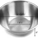Fox Run Stainless Steel Mixing Bowl, 10.75 Quart Capacity Large Metal Bowl