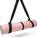 Yoga Mat Carrier, Premium Yoga Strap for Carrying Yoga Mats with Adjustable Hook and Loop Strap, Suitable for Carrying Most Sizes of Yoga Mats, Free Your Hands, Soft and Durable