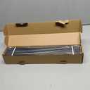 Dilvii 18 Inch Offset Linear Shower Drain Matte Black, Stainless Steel Bathroom Side Outlet Floor Drain