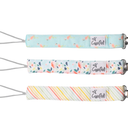 Copper Pearl Pacifier Clip 3-Pack: Premium Knit Binky Clips for Baby Girls and Boys - Stylish Stainless Steel Pacifier Holder Clip - Baby Pacifier Clips for No More Floor Drops - Lumberjack
