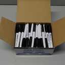 Affisure Permanent markers, 100 packs permanent markers bulk, quick dryingin one second, waterproof, smooth, noteasy to erase, durable, can be markedon glass, tiles and cloth, office supplies