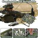 CHERAINTI Hunting Seat Cushion, Lightweight Memory EVA Foam Tree Stand Cushion, Portable and Waterproof Silent Camo Pad for Comfortable Hunting, Camping, Ice Fishing, and Outdoor Sports 17 x 13 Inch