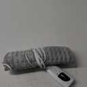 Heating Pad,Electric Heating Pads for Back,Neck,Abdomen,Fathers Day Dad Gifts,Moist Heating Pad for Shoulder,Knee,Arms,Legs,Dry/Moist Heat & Auto Shut Off,Birthday Gifts for Men(Light Gray, 24''12'')
