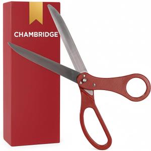 25 Inch Grand Opening Scissors Red  25 Inch Red Scissors Giant Shears for Ribbon Cutting Ceremony Heavy Duty Giant Ribbon Cutting Shears for Inauguration Ceremonies & Special Events