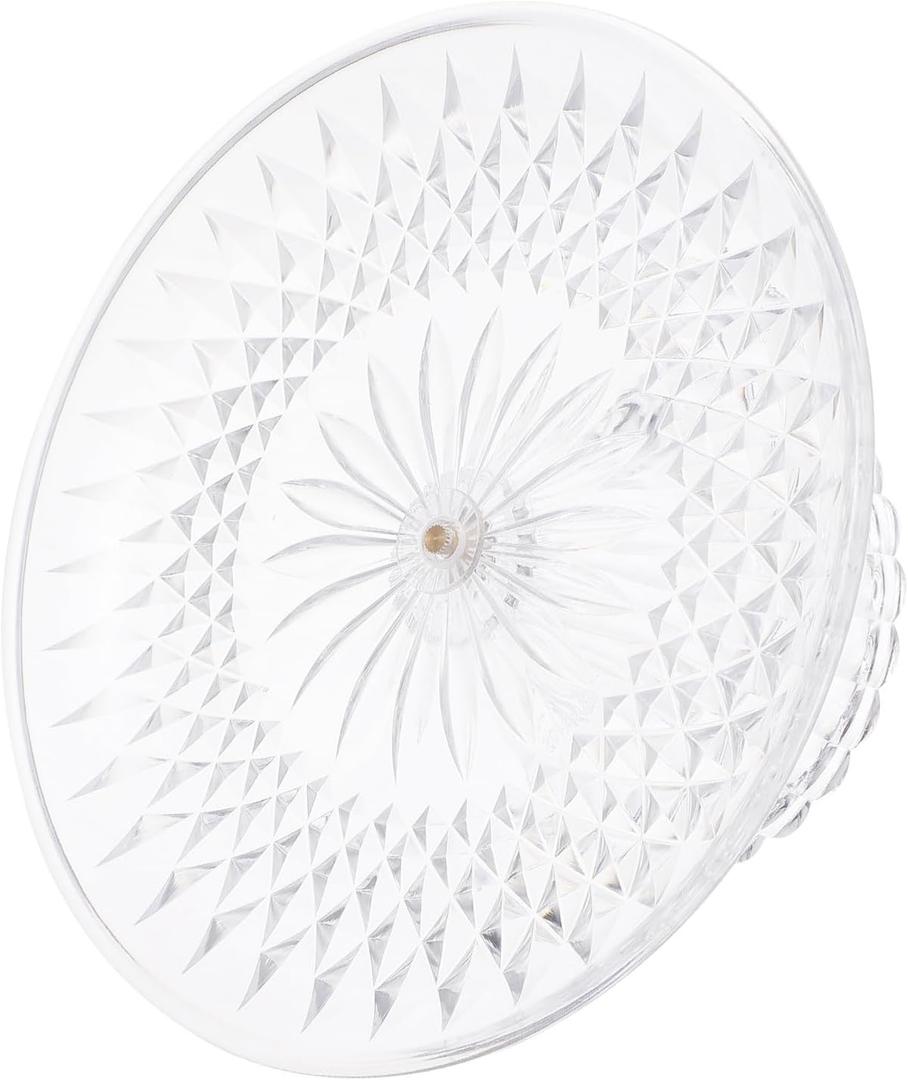 IMIKEYA Acrylic Fruit Plate Wedding Decor 20cm Party Display Dessert Stand Home Decor