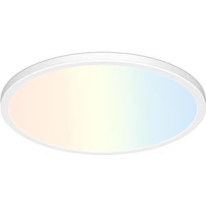 BLNAN 15.4 Inch LED Flush Mount Ceiling Light, 3000K-5000K 3 Color Selectable Ceiling Lights, 36W 3600LM Closet Light Fixture, Ceiling Lamp for Bedroom, Dining Room, Kitchen (White)