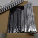 Mavivegue Book Shelf, 12 Cube Storage Organizer, DIY Bookcase, Metal Bookshelf,Tall Book case for Bedroom, Living Room,Office,Closet, Black Cubicle Rack