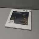 hogardeck Christmas Tree Topper, 10" Lighted Silver Snow Tree Topper, 20 LED Lights Silver Glitter Powder Snowflake Tree Toppers Christmas Decorations, Battery Powered Timer Xmas Treetop Star Decor