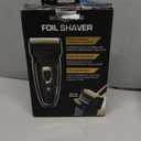 Cutting Edge Foil Shaver for Men, Hypoallergenic Electric Razor with Titanium Foil Cutters, Rechargeable Face Shaver with Pop-Up Trimmer, Close Shave, Smooth & Irritation Free, 45 Minute Run-Time