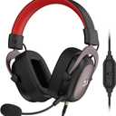 Redragon H510 Zeus Wired Gaming Headset - 7.1 Surround Sound - Memory Foam Ear Pads - 53MM Drivers - Detachable Microphone, Works for Multi-Platforms PC, PS4/3 & Xbox One/Series X, NS (Black H510)