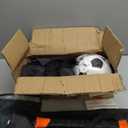 Soccer Goals for Backyard - 6x4 ft Portable Pop Up Soccer Nets Set of 2 with Ball, Ladder, Cones, Training Practice Equipment for Kids Toddler, Sport Games for Outdoor Indoor (Green)