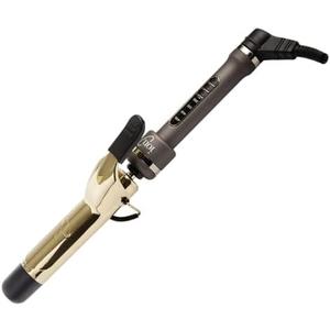 ion Golden Titanium Curling Iron, 1 1/4 Inch, Durable, All Hair Types, Dual Voltage
