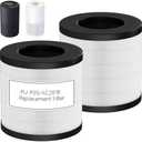 PU-P05/AC201B Replacement Filter Compatible with FULMINARE PU-P05 and Purivortex AC201B Air Purifiers, H13 True HEPA Air Filter for Home Pets Dander Dust Smoke Pollen 2pack