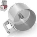 112204S Cutter Bowl Fit for Robot Coupe R2 R2B R2N R2 Dice Food Processor, Replacement 3 Quart Bowl for Robot Coupe, Grey