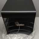 Safco Onyx Hanging Under Desk Organizer, 4 Trays, Office and Classroom Mailbox , Paper and Mail Sorter, Steel Mesh, Black