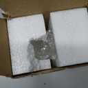 Crystal Lotus Flower Tealight Candle Holders/Glass Tea Light Candlestick Decor Decoration for Christmas Home Wedding Party (Clean 2pcs)