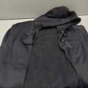 Chrisuno Women's Plus Size Casual Zip Up Hoodie Long Tunic Sweatshirts Fleece Jackets (Large, Black)