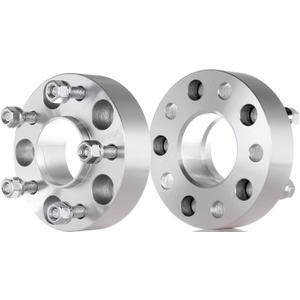 ECCPP 2PCS 1.5 inch 5 Lug Hubcentric Wheel Spacers 5x4.75 to 5x4.75 5x120.65mm hub 70.5mm with 12x1.5 Studs fit for GMC Jimmy 1991-2005 | for GMC S15 1982-1990 | 1989-2013 for Chevrolet Corvette