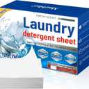 120PCS Luxury Laundry Detergent Sheets - Deep Clean Stain Fighting Laundry Sheet Paper, Laundry Sheets, Laundry Sheet Paper, Dissolvable Washing Powder Sheets for Home, Apartment, Travel (120PCS)