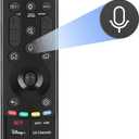 for LG-Smart TV Remote Replacement, for LG Magic Remote MR20/21/22/23/24GA, Compatible with LG2021-2024 OLED QNED NanoCell UHD 4K 8K Smart TV, with Voice and Pointer Function