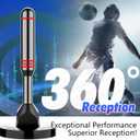 Digital TV Antenna for Smart TV Indoor2025 HD Antenna with Strong Magnetic Base, 360&Long Range Reception HDTV Antennas for Local Channels, Easy Installation Antennas for TVs Without Cable (5.5 in)