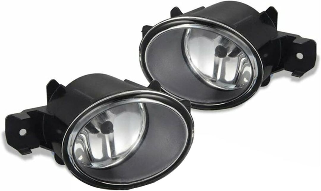labwork Replacement for Nissan Altima Maxima Sentra Infiniti Left + Right (Driving Side + passenger Side) DRL Lens Fog Light Daytime Running Light and Fog Light Assembly Two-piece Set