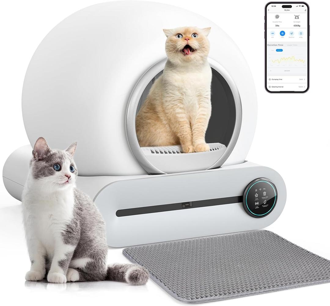 Self Cleaning Cat Litter Box, Automatic Cat Litter Box