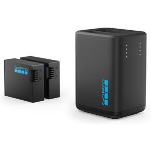 GoPro Dual Battery Charger + 2 Enduro Rechargeable Batteries (HERO13 Black) - Official GoPro Accessory