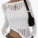 EVALESS Off The Shoulder Loose Knit Summer Sweater for Women Beach Vacation Clothes for Women Trendy 2026, 2XL