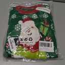 Simplee kids Family Matching Christmas Sweaters Xmas Print Ugly Funny Jumper Holiday Pullover Tops (Green)