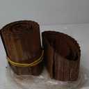 Sasylvia 2 Rolls 10" x 20' (Total 40ft) Corrugated Metal Garden Edging Landscape Border Sturdy Lawn Edging Bendable Metal Long Strips for Vegetable Fence Raised Flower Bed Tree Surrounds (Rust)