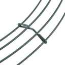 Sumind 6 Pieces 14 Inch Wire Wreath Frame Round Wreath Metal Wire Rings Dark Green Making Rings for Christmas Floral Home Party Decoration DIY Crafts