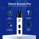 Silent Groom Pro Pet Nail Grinder | Whisper Quiet Claw Trimmer for Dogs, Cats and Other Animals | Safe & Stress Free Nail Grooming, Ideal for Sensitive Dogs of All Breeds & Sizes