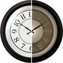 18" Galaxy Large Illuminated Atomic Analog Wall Clock
Battery Operated, Night Light Wall Clock with Smart Sensor, Accurate & Easy to Read for Living Room, Kitchen & Home Office