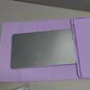 EAMPANG Case with Keyboard Mouse for iPad 9th 8th 7th Generation 10.2 inch,7 Color Rainbow Backlight Detachable USB-C Keyboard Magnetic Case with Pen Slot for iPad Air 3rd Gen/Pro 10.5 Purple