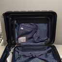 Coolife Luggage 3 Piece Set Suitcase Spinner Hardshell Lightweight TSA Lock (20in24in28in, navy)