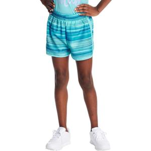 C9 Champion Girls' 2" Woven Running Shorts (Large, Speed Stripe/Blue)