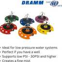 Dramm 15071 ColorStorm Spinning Sprinkler, Red