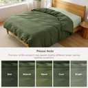 Bedsure Duvet Cover King - Only Includes 1 Duvet Cover (104"x90"), Hotel Luxury Soft Double Brushed All Season Bedding for Kids & Adults, Zipper Closure, Olive Green (No Comforter, No Pillow Shams)