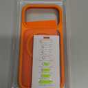 TORRAS Magnetic Shockproof for iPhone 17 Pro Case, Compatible with MagSafe, Military-Grade Drop Protection, Camera Control, DIY Button, Slim Translucent Phone Case for iPhone 17 Pro, Orange