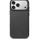 LONLI Edition | Italian Leather - for iPhone 17 Pro Max - Premium Italian Full Grain Leather Phone Case - [Develop Unique Patina] - [Built-in Camera Control and Compatible with Magsafe] - Black Ink