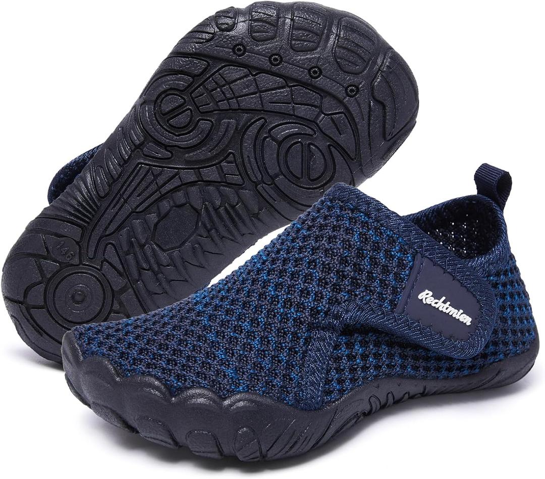 Boy's Baby Toddler Water Shoes Girl's Quick Dry Beach Swim Shoes Cute Non-Slip Aqua Shoes(Baby/Toddler/Little Kid) (Blue)